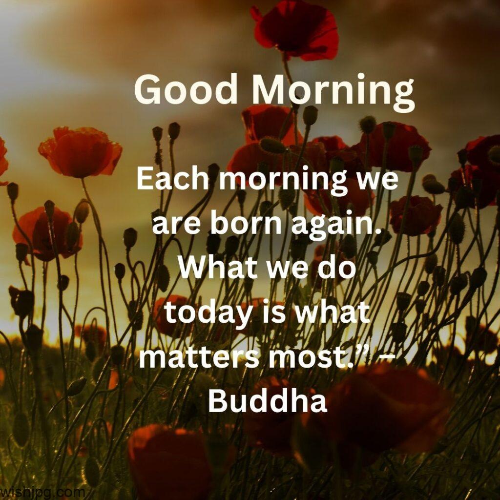 english good morning quotes images flower background