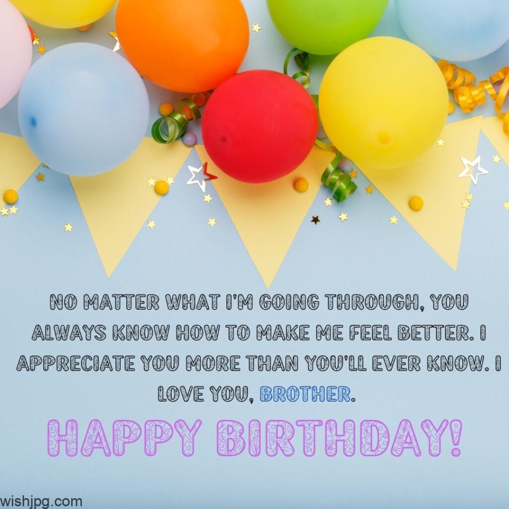 Birthday Wishes for Brother with quotes in english