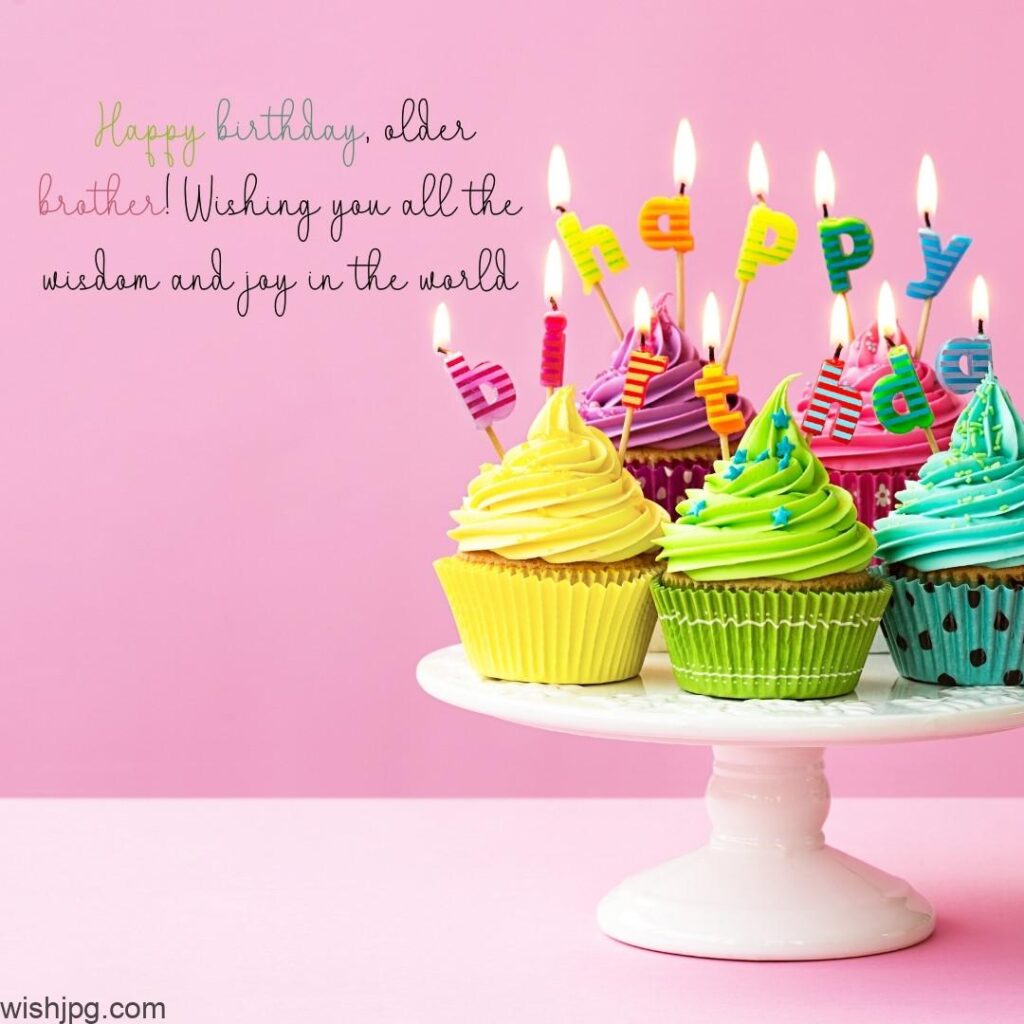 new style birthday wishes for brother coloring  cup cake images