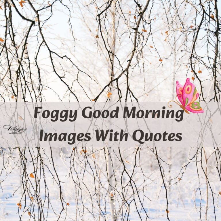 Best Foggy Good Morning Images With Quotes poster