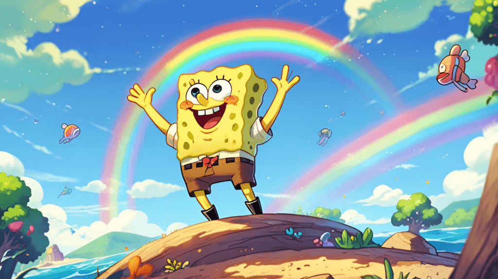 Creative SpongeBob Wallpaper 4k Designs for Kids 31 SpongeBob’s Imagination